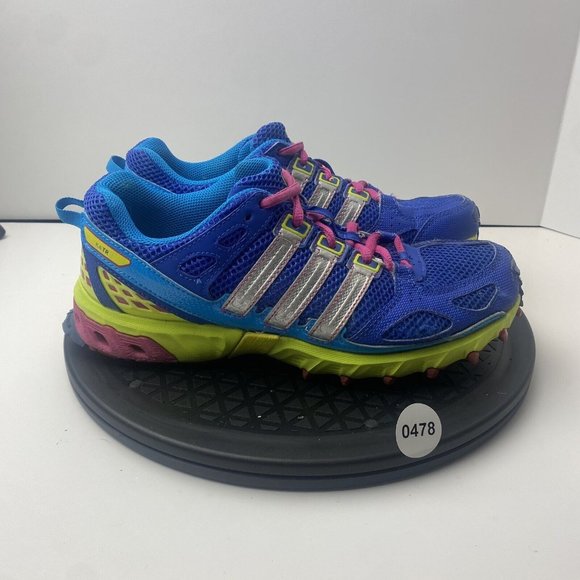 Adidas Run Strong Womens Size 7.5 D73920 Blue Running Shoes - Picture 1 of 8